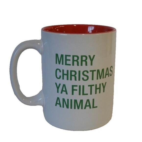 Home Alone Coffee Mug Merry Christmas Ya Filthy Animal 11 Oz NEW nwot - Picture 1 of 6